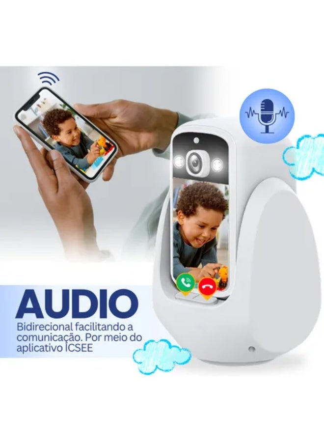 GO-DES Smart camera for video calls with high-resolution color monitoring and video calls with cloud storage service - Image 4