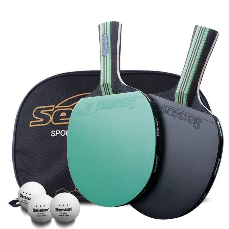 Senston Ping Pong Paddles /5-Ply Premium Table Tennis Paddle, Ideal for Entertainment or Competition - Ping Pong Paddle Set with Advanced Speed, Control and Spin - Image 1