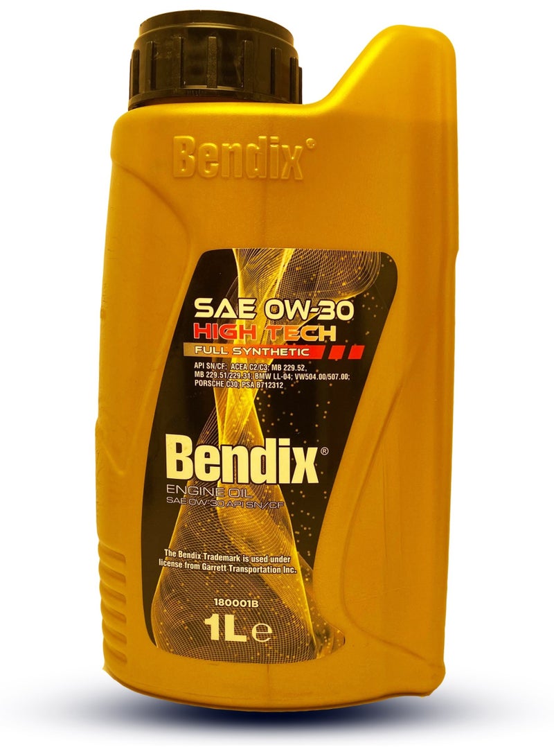زيت موتور تخليقي بالكامل High Tech SAE 0W-30 بسعة 1 لتر
