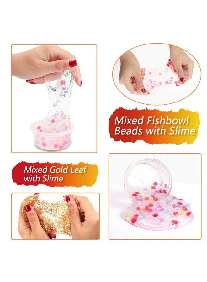 Winlip Slime Supplies Kit, 162 Pack Add Ins Slime Kit for Kids Girls Slime Making, Including Foam Balls, Glitter, Fishbowl Beads, Charms, Clear Containers by WINLIP - Image 3