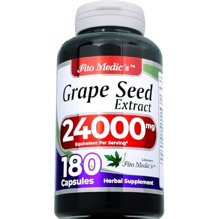 FITO MEDIC'S Lab | Grape Seed Extract | Grape Seed | 180 Capsules - Image 2