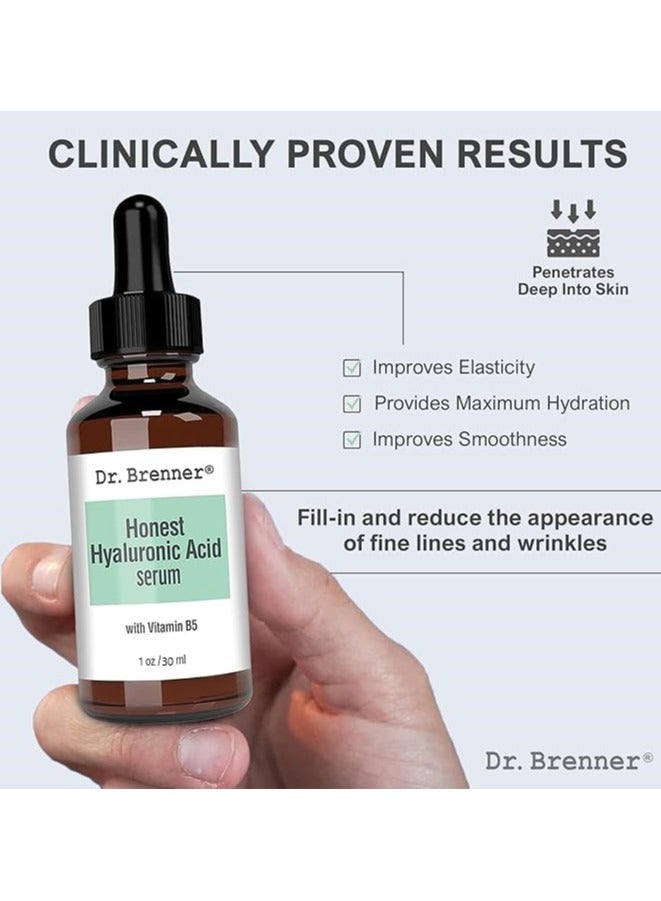 Dr Brenner Honest Hyaluronic Acid Serum With Vitamin B5, 1 oz 30 mL  - Image 2