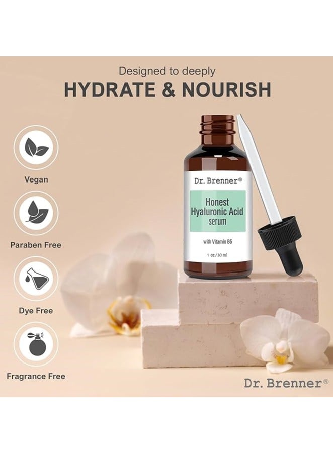 Dr Brenner Honest Hyaluronic Acid Serum With Vitamin B5, 1 oz 30 mL  - Image 3