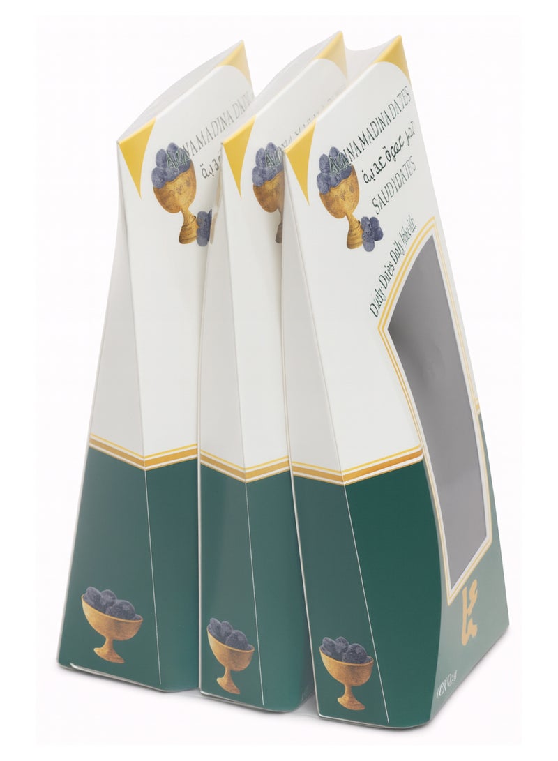 غينا تمر عجوة المدينة الأصلي 400 جم × 3 عبوات عرض خاص - تمر سعودي فاخر - Image 3