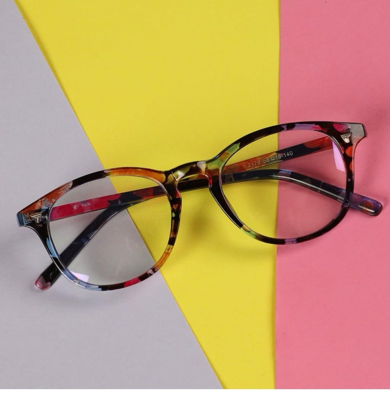 Iflash Blue Light Blocking Glasses Gaming Filter Transparent Round Eyeglasses for Eye Protection Men Women, Computer/Tablet/Laptop/Mobile/TV, Anti-blue & Anti eyestrain - Image 4