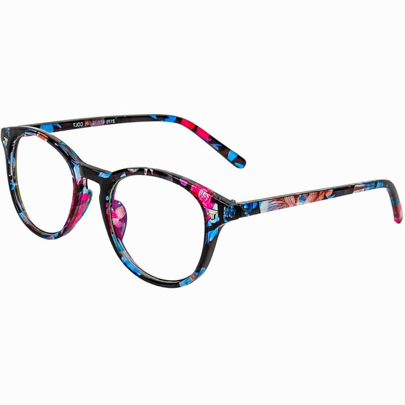 Iflash Blue Light Blocking Glasses Gaming Filter Transparent Round Eyeglasses for Eye Protection Men Women, Computer/Tablet/Laptop/Mobile/TV, Anti-blue & Anti eyestrain - Image 3