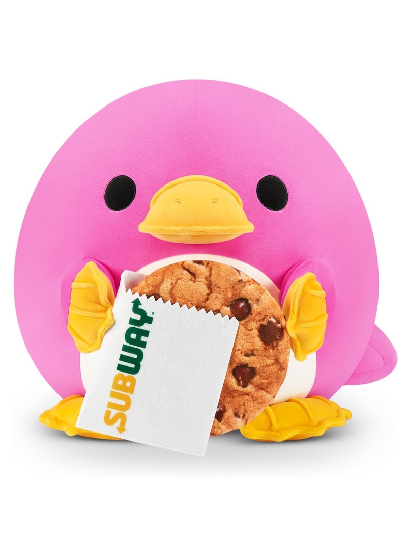 SNACKLES Snackles Series 2 Platypus & Subway 14 Inch Plush by ZURU, Ultra Soft Plush, Collectible Plush with Real Licensed Brands, Stuffed Animal, Giftable  - Image 2