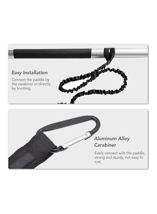 NIBEMINENT 2-Piece Kayak Paddle Leash Safety Set - Image 4