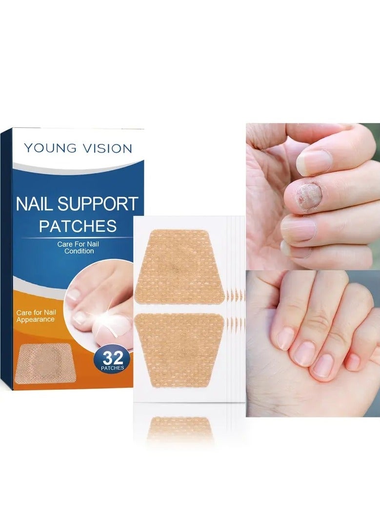 YOUNG VISION 32 pcs Toenail Repair Patch Nail Care Products For Men And Women Keep Your Toenail In Good Condition  - Image 1