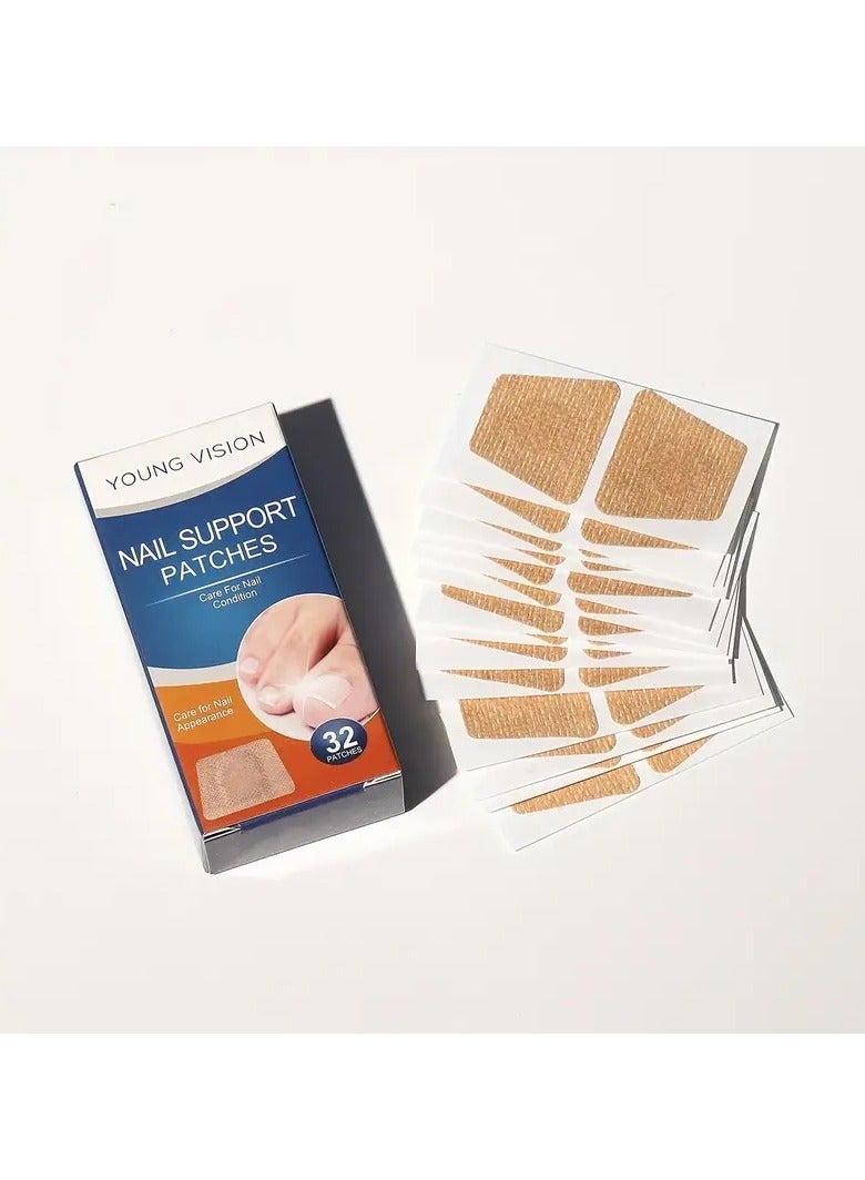 YOUNG VISION 32 pcs Toenail Repair Patch Nail Care Products For Men And Women Keep Your Toenail In Good Condition  - Image 3