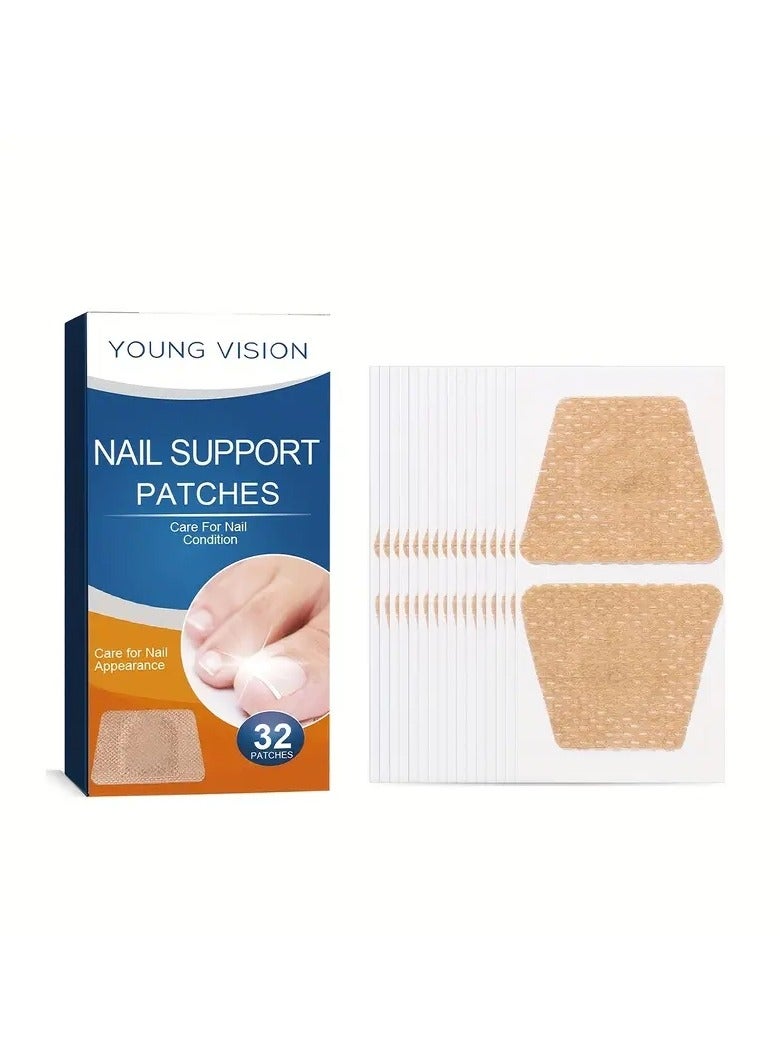 YOUNG VISION 32 pcs Toenail Repair Patch Nail Care Products For Men And Women Keep Your Toenail In Good Condition  - Image 4