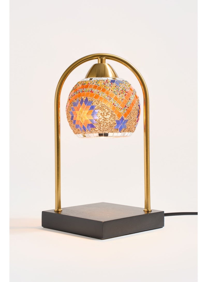 Turkish Candle Warmer Lamp with Timer, Electric Dimmable Wax Melt Warmer, Adjustable Height Moroccan Vintage Table Lamp, Aromatherapy Candle Heater, Home Decor for Bedroom Living Room Office, Gift for Women Mom Birthday - Image 4