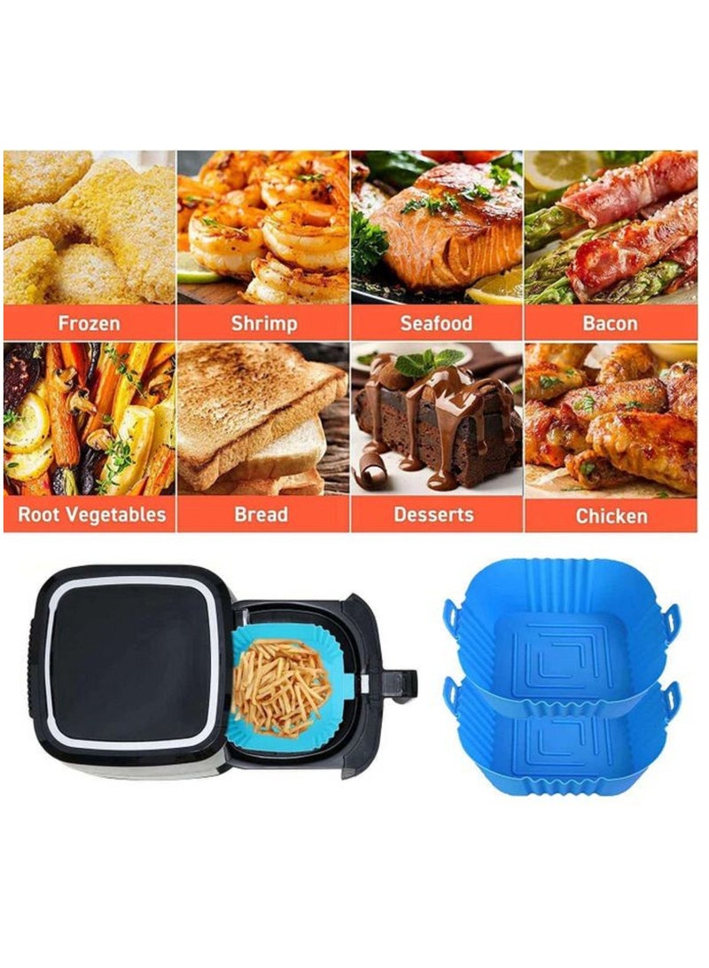 Silicone Air Fryer Basket Liners Square 1Pcs  - Image 3