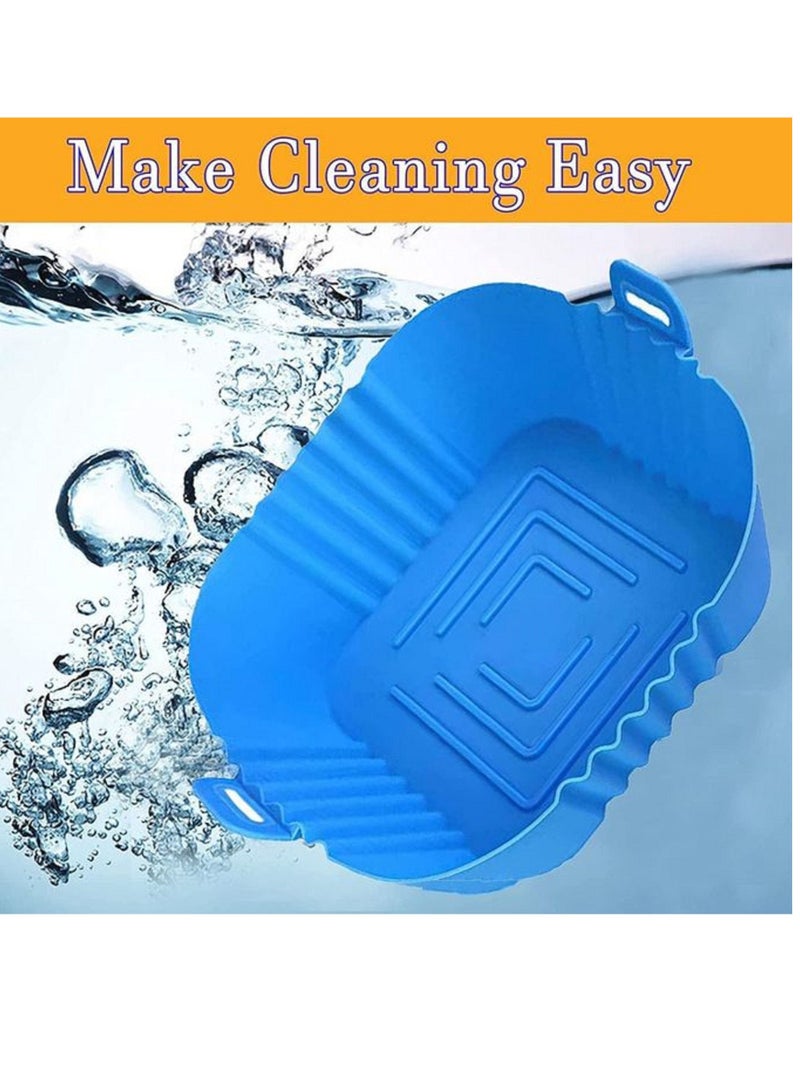 Silicone Air Fryer Basket Liners Square 1Pcs  - Image 2