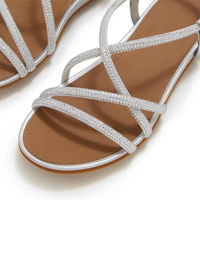 فيت فلوب GRACIE CRYSTAL STRAPPY BACK-STRAP SANDALS