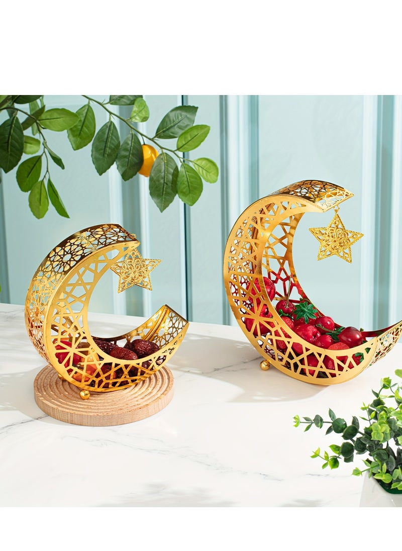 Generic - Eid al-Adha star shaped tray, dessert tray, Islamic themed home decor, 2 sizes, sturdy and durable for special occasions - Image 1