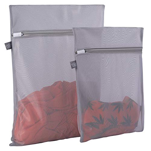 Kimmama Laundry Bag Mesh Wash Bags, Washing Machine Wash Bag, Net Washer Sack with Zipper, Dryer Pouch for Cleaning and Drying Cloths, Garment, Delicates, lingerie, Suit, Bra, Pant, Sock, Small Toys - Image 1