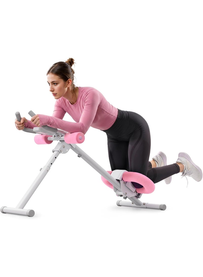 Merach Ab Machine Exercise Bench Press Gym Equipment for Home Gym,Home Gym Equipment, Adjustable Ab Trainer for Exercise & Fitness Equipment, Foldable, Knee Protection Abdominal Trainer - Image 1
