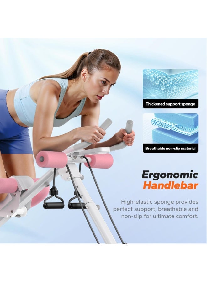 Merach Ab Machine Exercise Bench Press Gym Equipment for Home Gym,Home Gym Equipment, Adjustable Ab Trainer for Exercise & Fitness Equipment, Foldable, Knee Protection Abdominal Trainer - Image 5