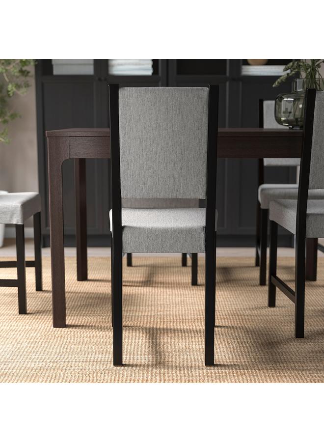 Zaboon Chair, brown-black/Knisa grey/beige - Image 2