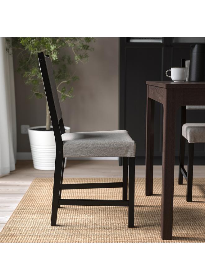 Zaboon Chair, brown-black/Knisa grey/beige - Image 3