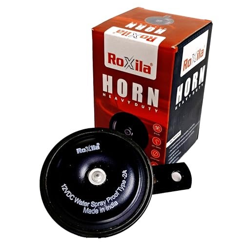 Roxila Heavy Duty Bike Horn – 12V DC Water Resistant, High Performance Loud Sound, Universal Fit for Motorcycles & Scooters – Made in India - Image 2