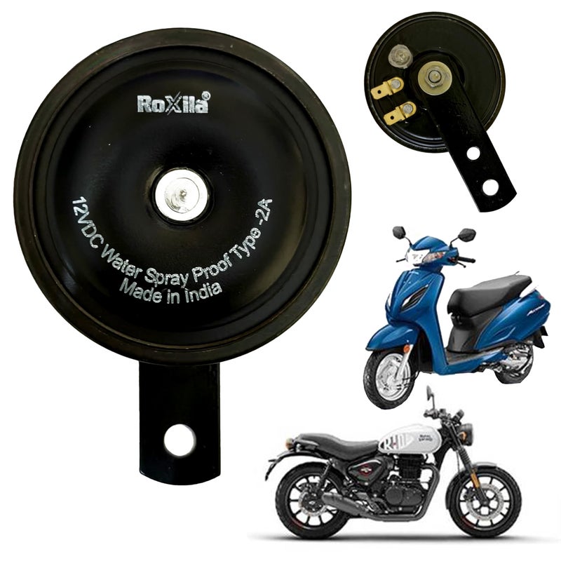Roxila Heavy Duty Bike Horn – 12V DC Water Resistant, High Performance Loud Sound, Universal Fit for Motorcycles & Scooters – Made in India - Image 5