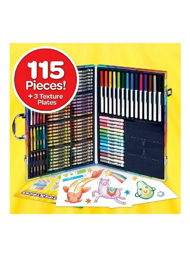 Crayola 115-Piece Imagination Art Set with Case Multicolour 29.52 x 39.53 x 5.1 cm CRA0410530002