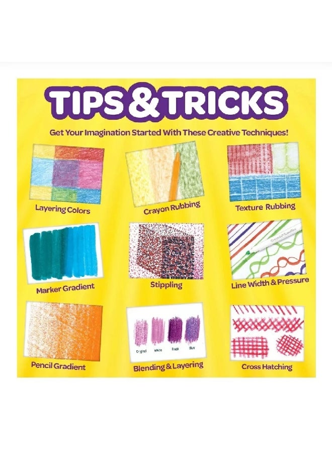 كرايولا مجموعة فنون الخيال المكونة من  قطعة مع حقيبة متعددة الألوان - Image 3