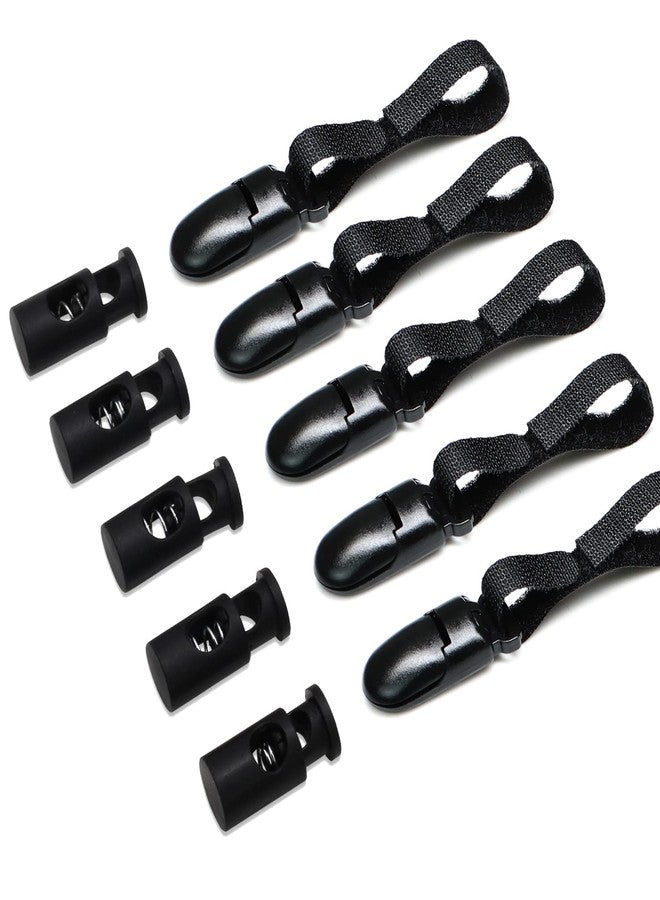 Anley Upgraded Garden Flag Plastic Stopper Stops and Anti-Wind Alligator Clips - Durable & Weather Resistance for 5 Garden Flag Poles Stands - 10 Pieces Set - Image 1