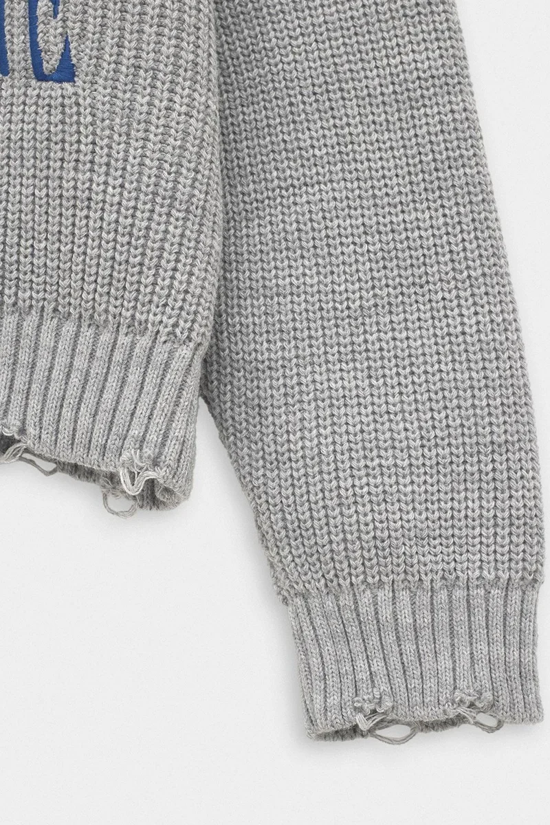 Giesto Light Grey GIESTO Men's Cotton Sweater for Men | Best Price UAE