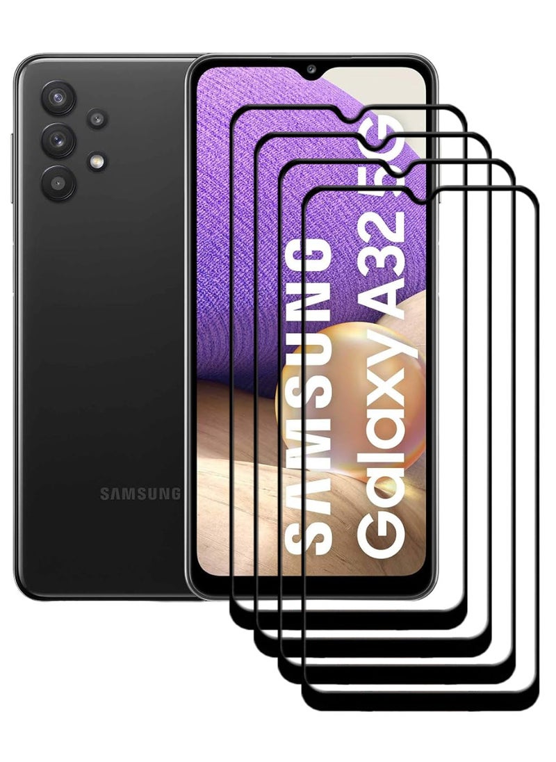 ACLIX 4 Pieces Antistatic ESD Dustproof Premium Quality High Definition Tempered Glass Screen Protector Designed For Samsung Galaxy A32 5G - Image 1