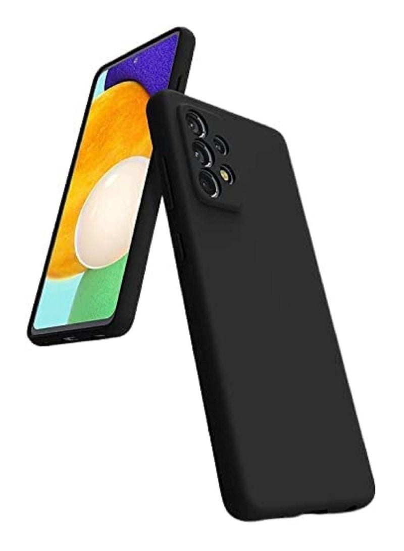 vesus Silicone Anti-Shock Protective Case For Samsung Galaxy A52 5G Black - Image 3