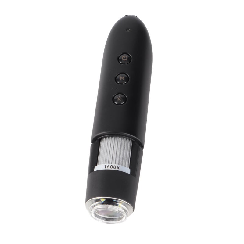 Wireless Wifi Digital Microscope 1600X Magnification 8 Adjustable LED Lights Portable Handheld - Scalp Analysis Microscope Hair Follicle Detector for Beauty Salons Travel - Image 5