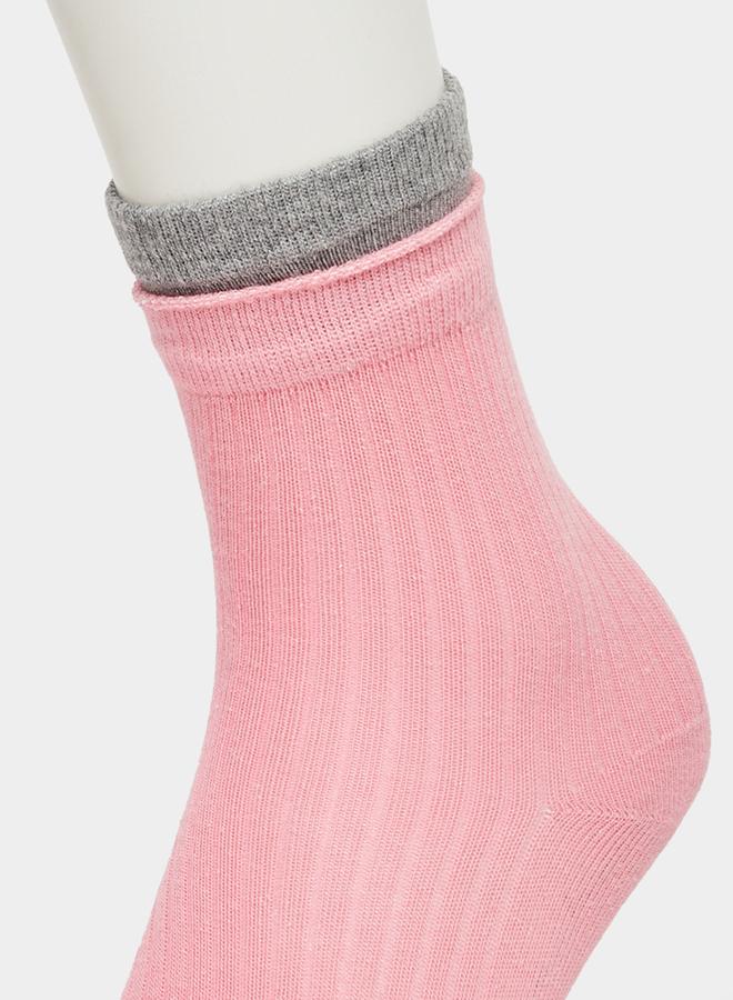 Styli Pack of 5 - Kids Ribbed Ankle Socks - Image 3