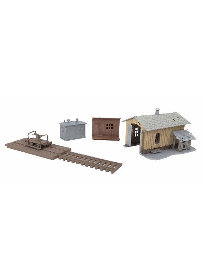 Walthers Trainline HO Scale Model Trackside Tool Buildings - Image 2