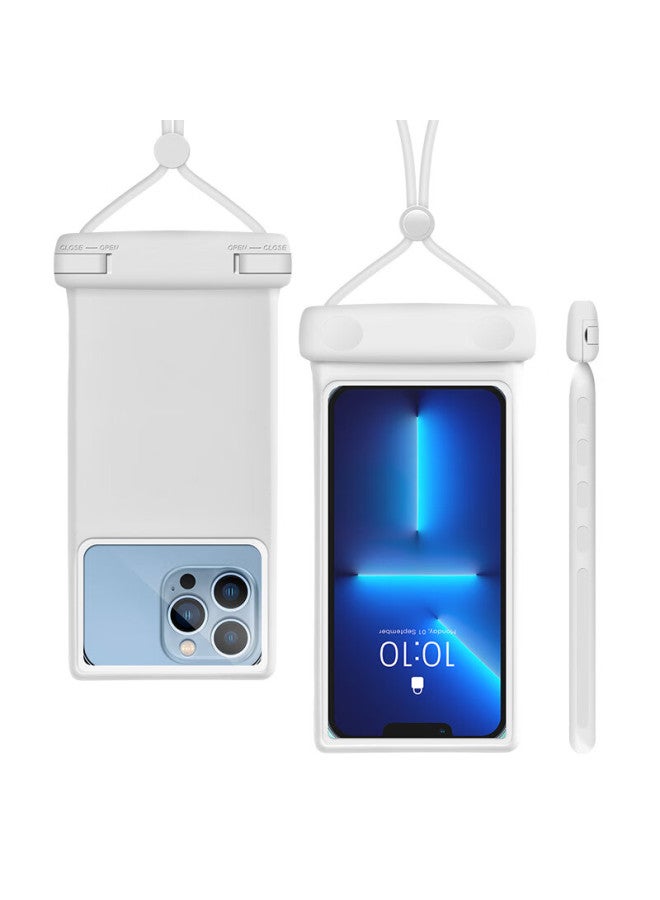 Wellhouse Wellhouse Waterproof Phone Case, Touchscreen 3d Waterproof Pouch, Soft Rubber Bag For Swimming, Hot Springs, Photography, And Diving, Duke Style White - Image 5