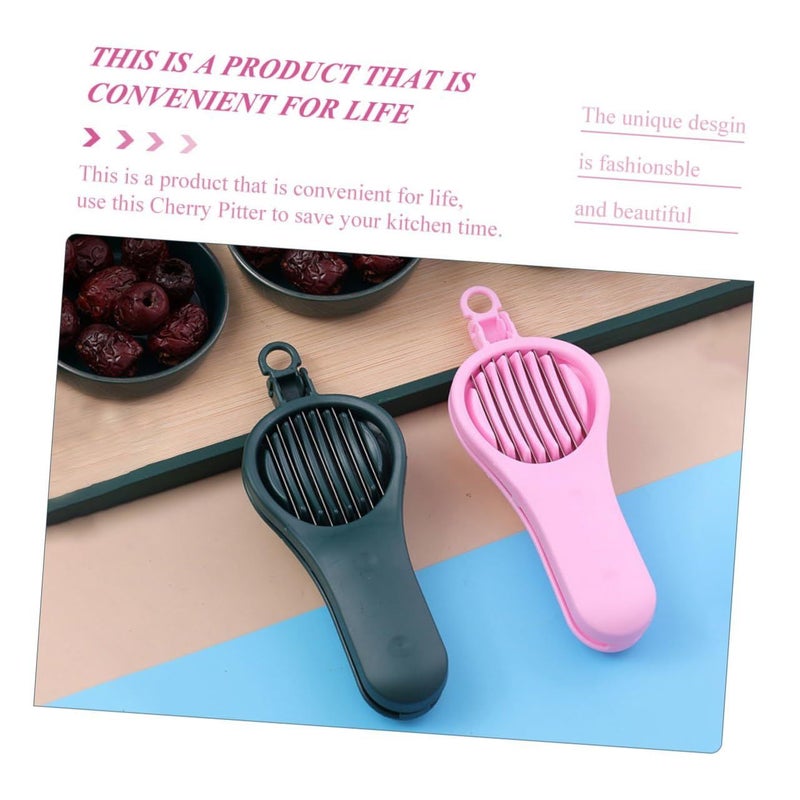 Portable Cherry Pitter and Slicer Tool Red Date Fruit Core Remover Lightweight Kitchen Gadget - Image 3