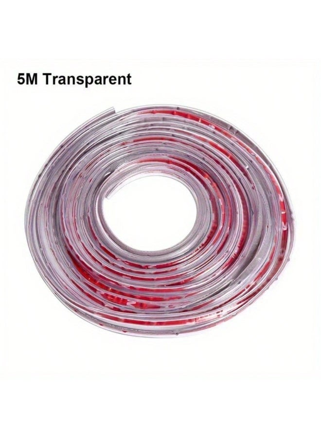 5-Meter Anti-Scratch Car Door Edge Guard Strip – U-Shaped Rubber Protection – Adhesive Door Edge Protector - Image 1