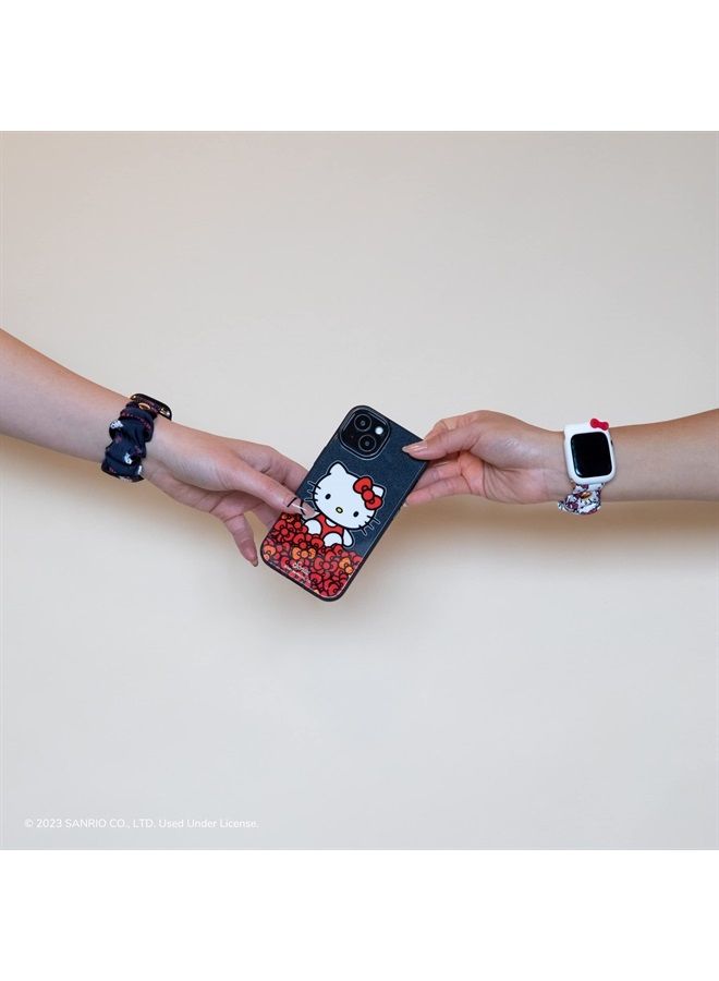 Sonix x Sanrio Scrunchie Watch Band Compatible with ﻿Apple 41mm / 40mm / 38 mm - Classic Hello Kitty (White) - Image 3