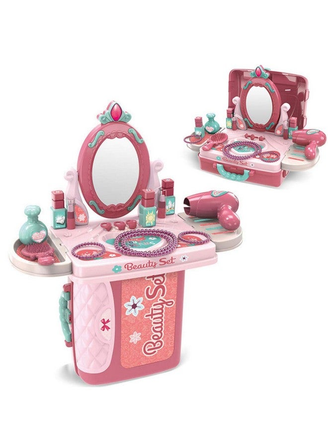 Magicwand Pretend Play ABS Plastic Carry Along 3-in-1 Beauty Play Set Vanity Box Case【Made in India】【2 Yrs & Up】【Pack of 1】【Multi-Colored】 - Image 3