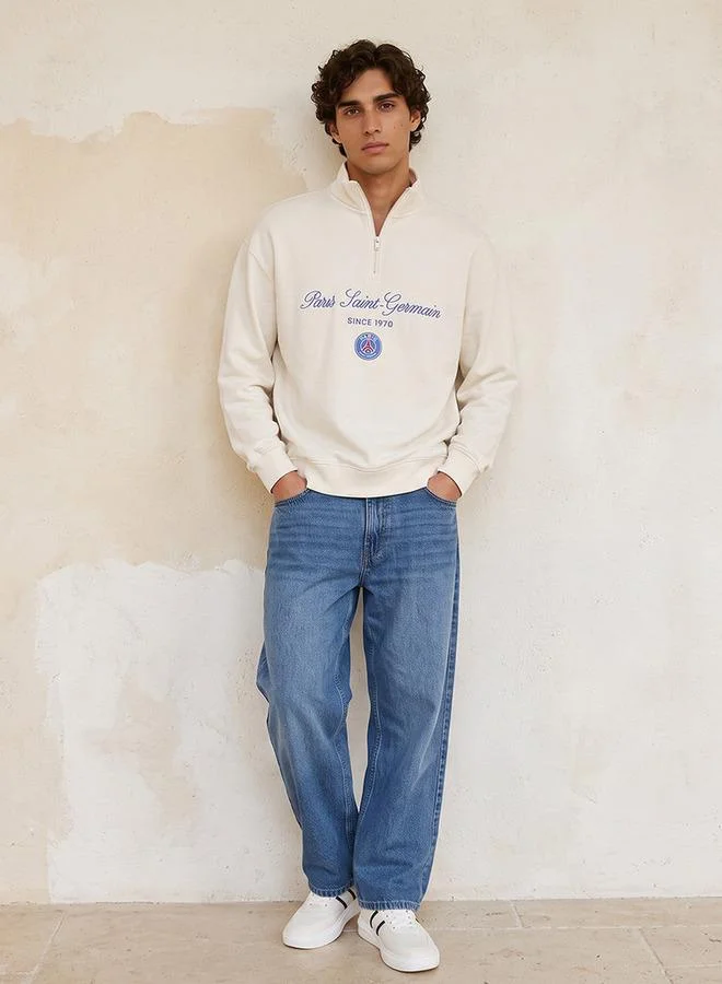 SP Characters Paris Saint-Germain Half-Zip Sweatshirt