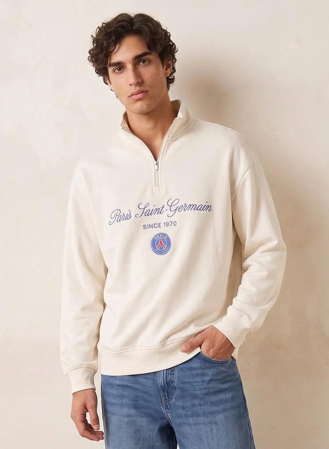SP Characters Paris Saint-Germain Half-Zip Sweatshirt