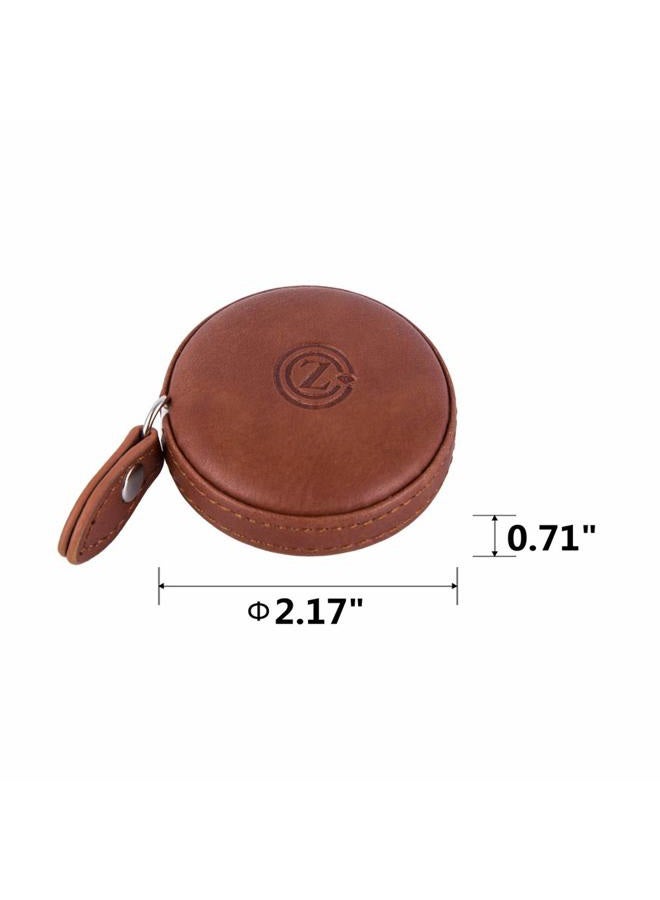 Z_جوده وثقه Sewing Tape Measure, Medical Body Cloth Tailor Craft Dieting Measuring Tape, 60 Inch/1.5M Dual Sided Retractable Ruler with Push Button Round - Image 3