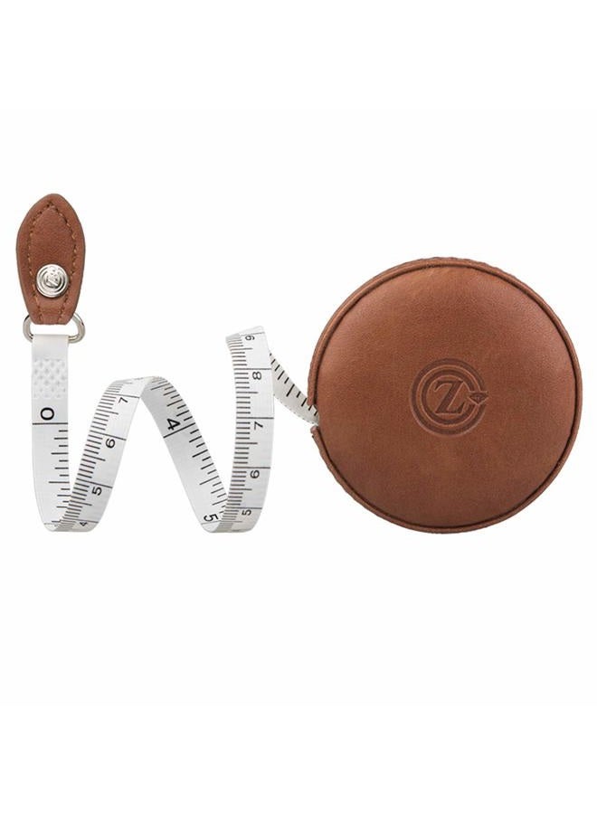 Z_جوده وثقه Sewing Tape Measure, Medical Body Cloth Tailor Craft Dieting Measuring Tape, 60 Inch/1.5M Dual Sided Retractable Ruler with Push Button Round - Image 1