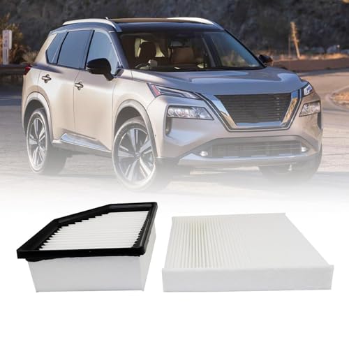 FZJDSD Engine Air Filter Cabin Air Filter Combo Set Compatible with Nissan Rogue 2021 2022 2023 Replace 165466RA0A 272776RC0A