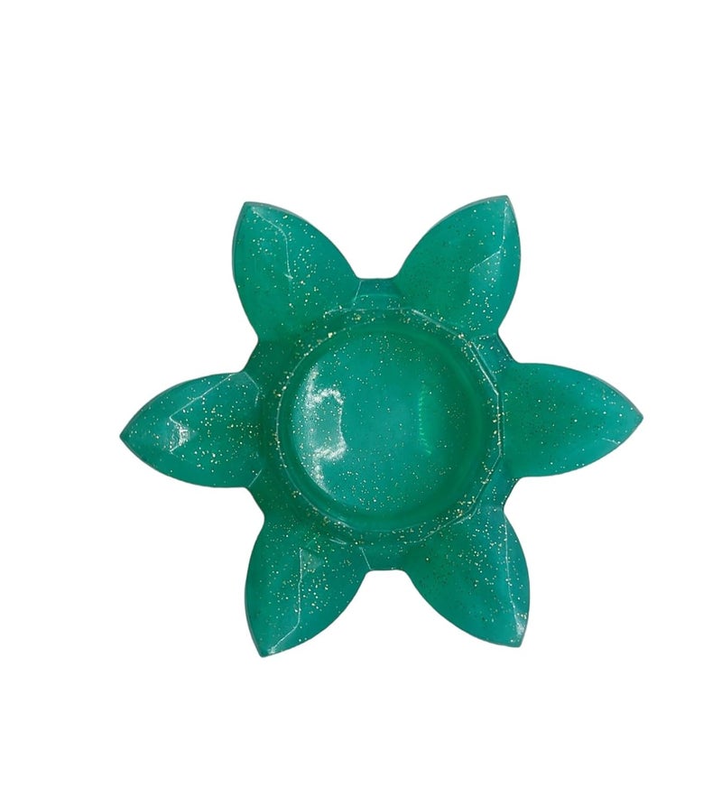 Gift Delight Candle Holder Handmade Lotus Shape Tea Light Candle Holder Set of 2 Pcs  - Image 3