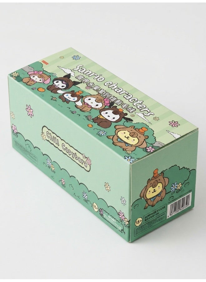 MINISO x Sanrio Characters Chill Capybara Collection Collectible Blind Box, Full Display Set of 6 Sealed Mystery Boxes, Character Collectible for Display and Gifting - Image 5