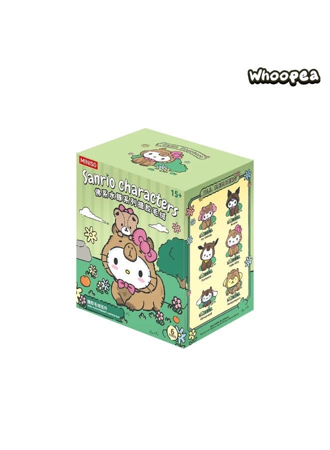 MINISO x Sanrio Characters Chill Capybara Collection Collectible Blind Box, Full Display Set of 6 Sealed Mystery Boxes, Character Collectible for Display and Gifting - Image 2