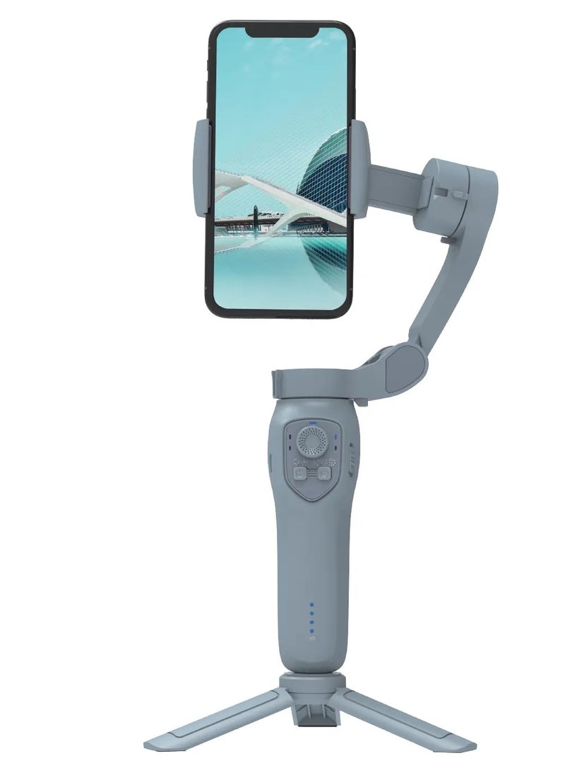 ELTRAZONE - "L7C Pro 3-Axis Gimbal Stabilizer for Smartphones – Face Tracking, Anti-Shake Selfie Stick with Mobile Phone Holder" - Image 1